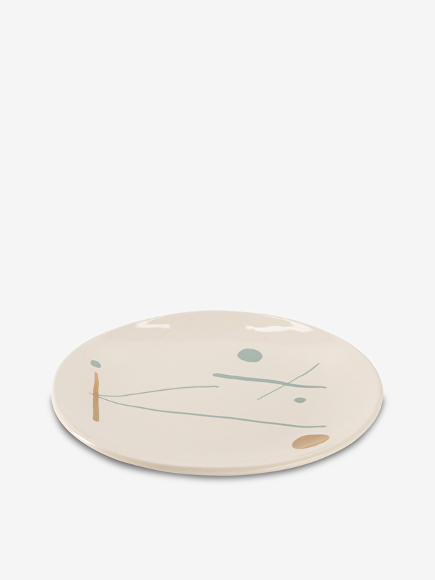 Assiette 26 sunny gold jade jade
