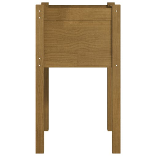 NNEVL Garden Planter Honey Brown 40x40x70 cm Solid Pinewood