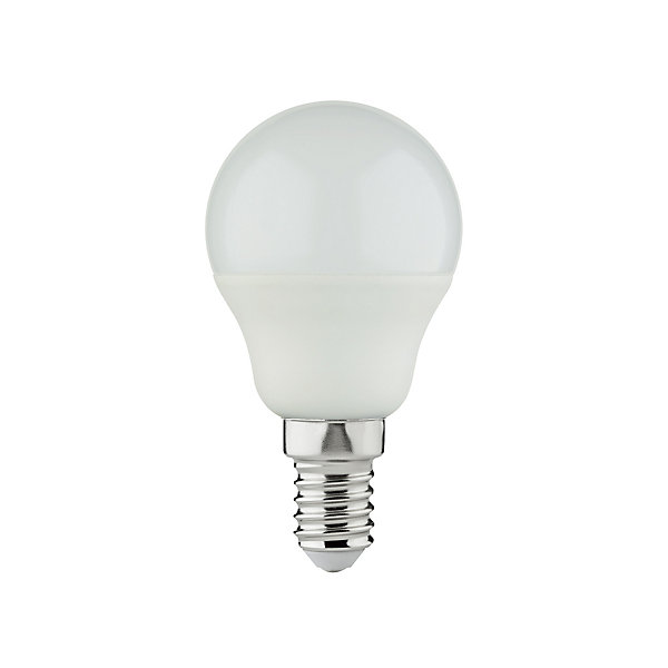 Lot 3 ampoules LED mini globe E14 470lm 4.2W = 40W Ø4.5cm Diall blanc neutre