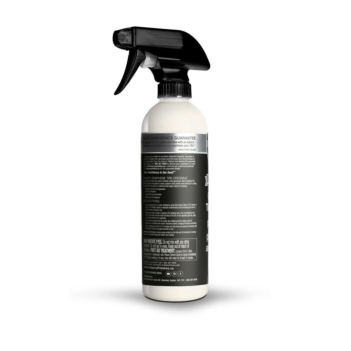 Adam's Polishes GrapheneCar Tire Dressing Spray, 473-mL