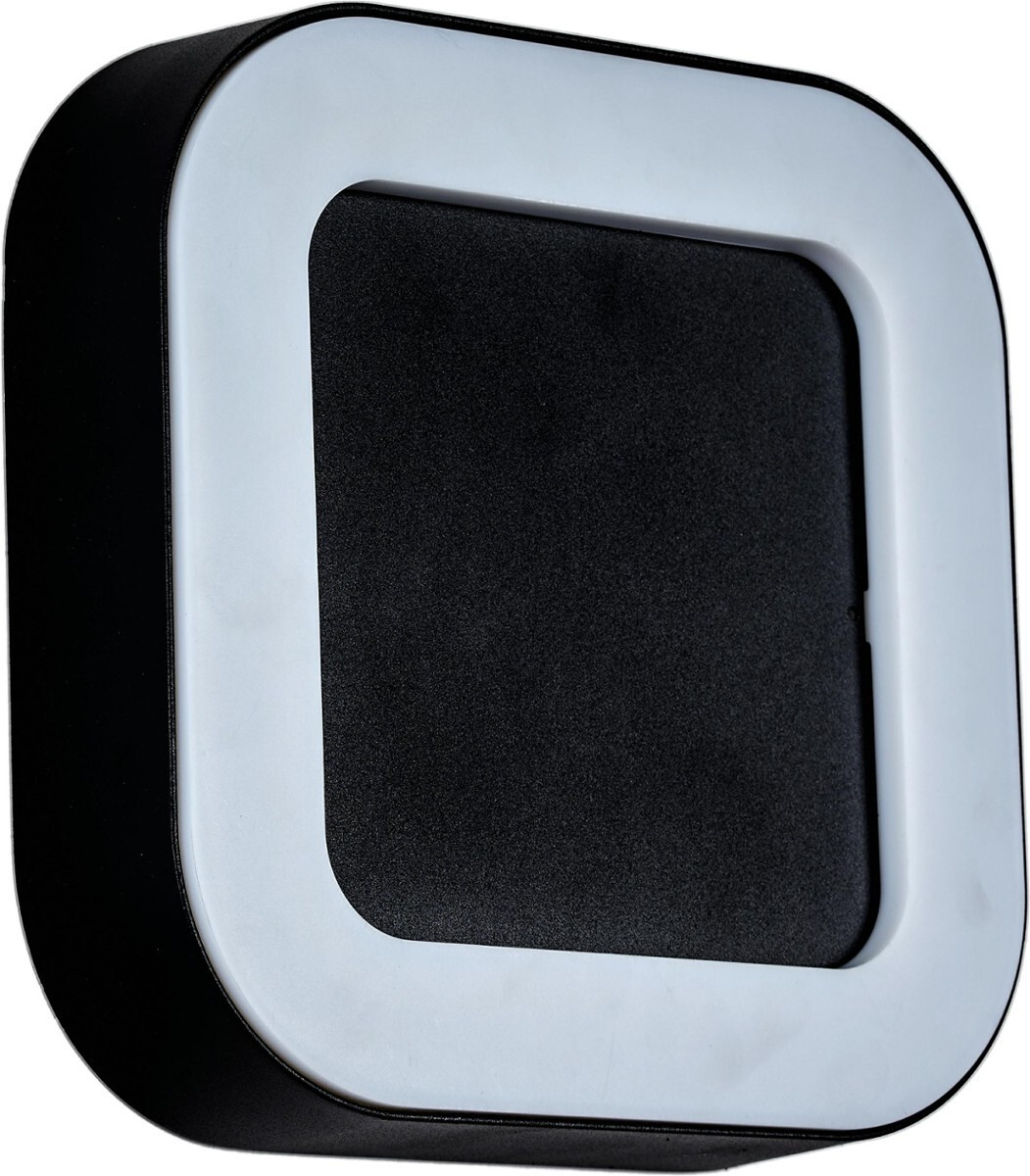 Kinkiet zewnętrzny Lupusczarno-biały LED 1x12W 640lm IP54 IdeaLED