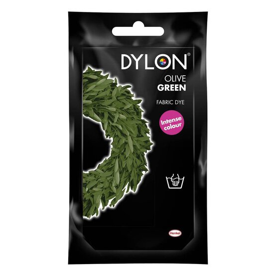 Dylon Olive Green Hand Wash Fabric Dye 50g