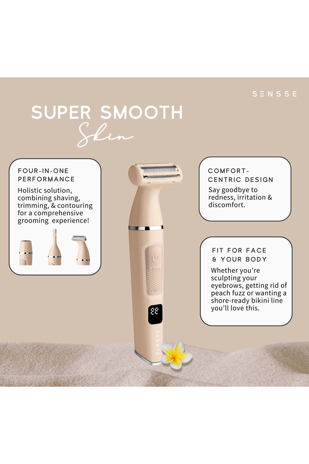 Sensse 4 In 1 4D Shaver