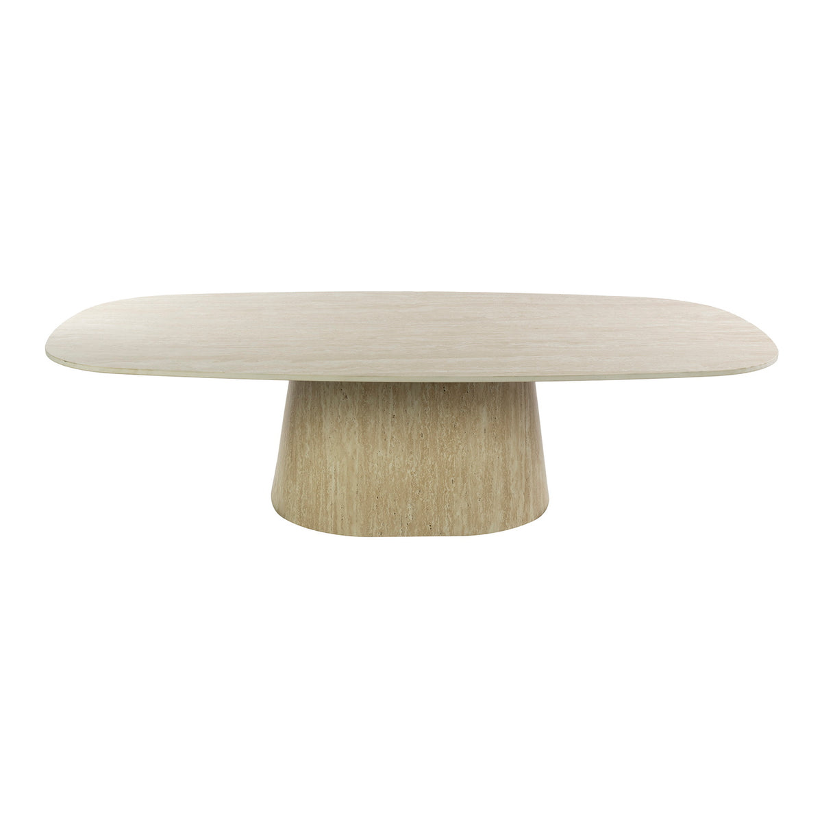 Giga Living Salontafel Centro - Organisch Travertin - 135x70x40cm
