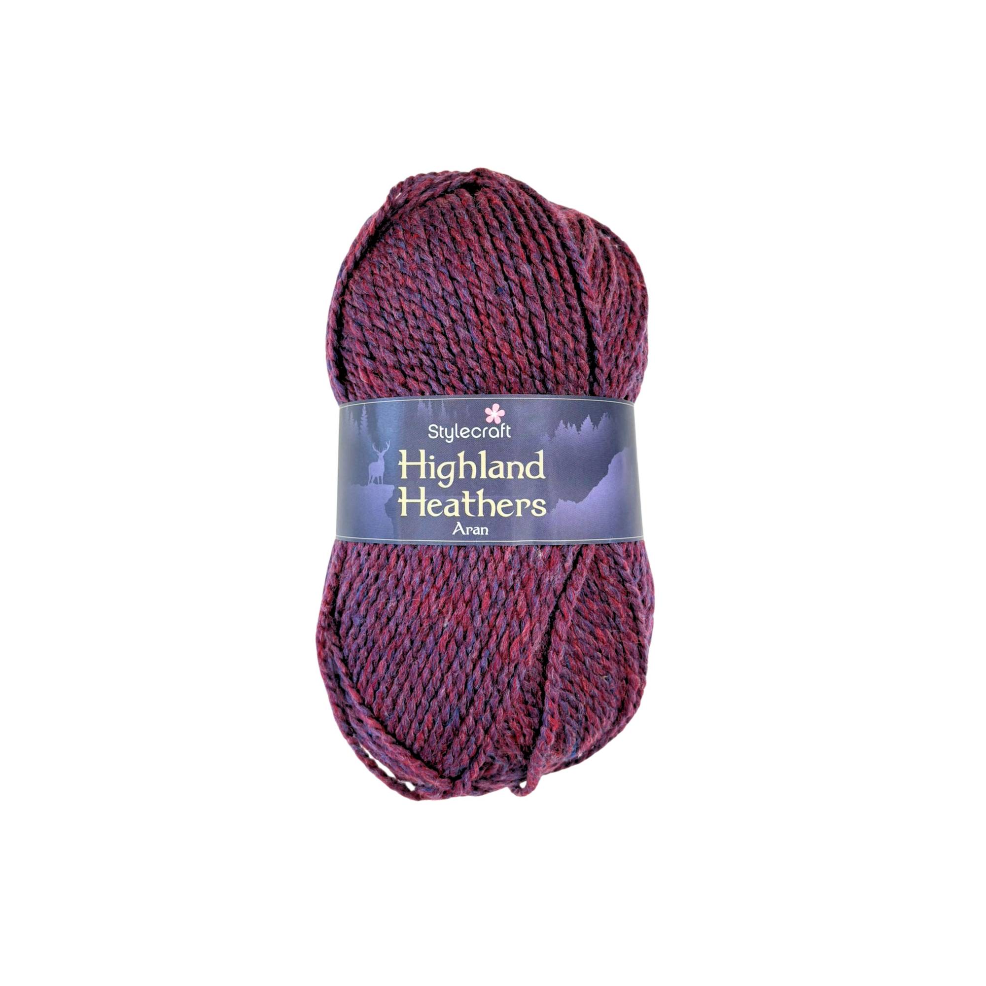 Stylecraft Thrift Highland Heathers Aran 100g