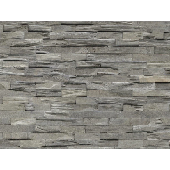 Wandverblender »INDO BEACHWOOD«, grau, geölt, Holz, Stärke: 20 mm