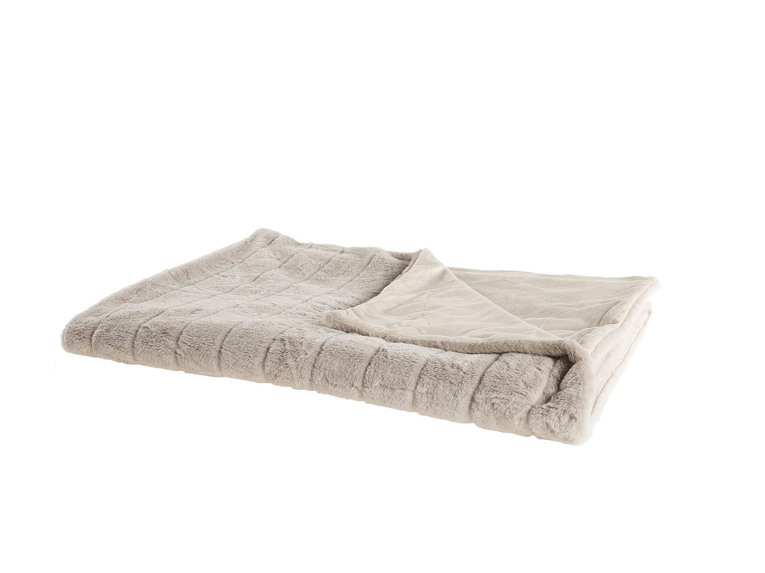 LABYAR - Couverture en polyester beige 200x150cm