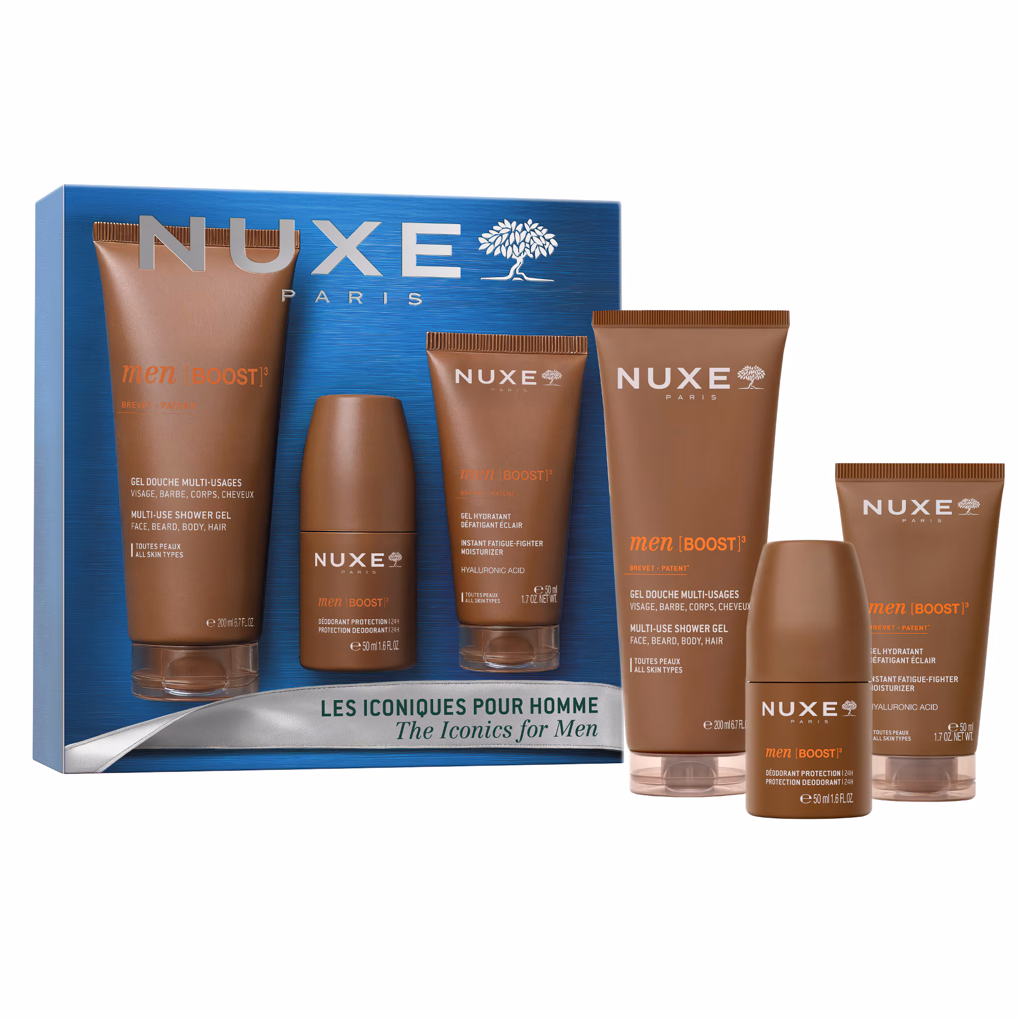 NUXE MEN [BOOST]³Coffret noël - les iconiques pour hommes