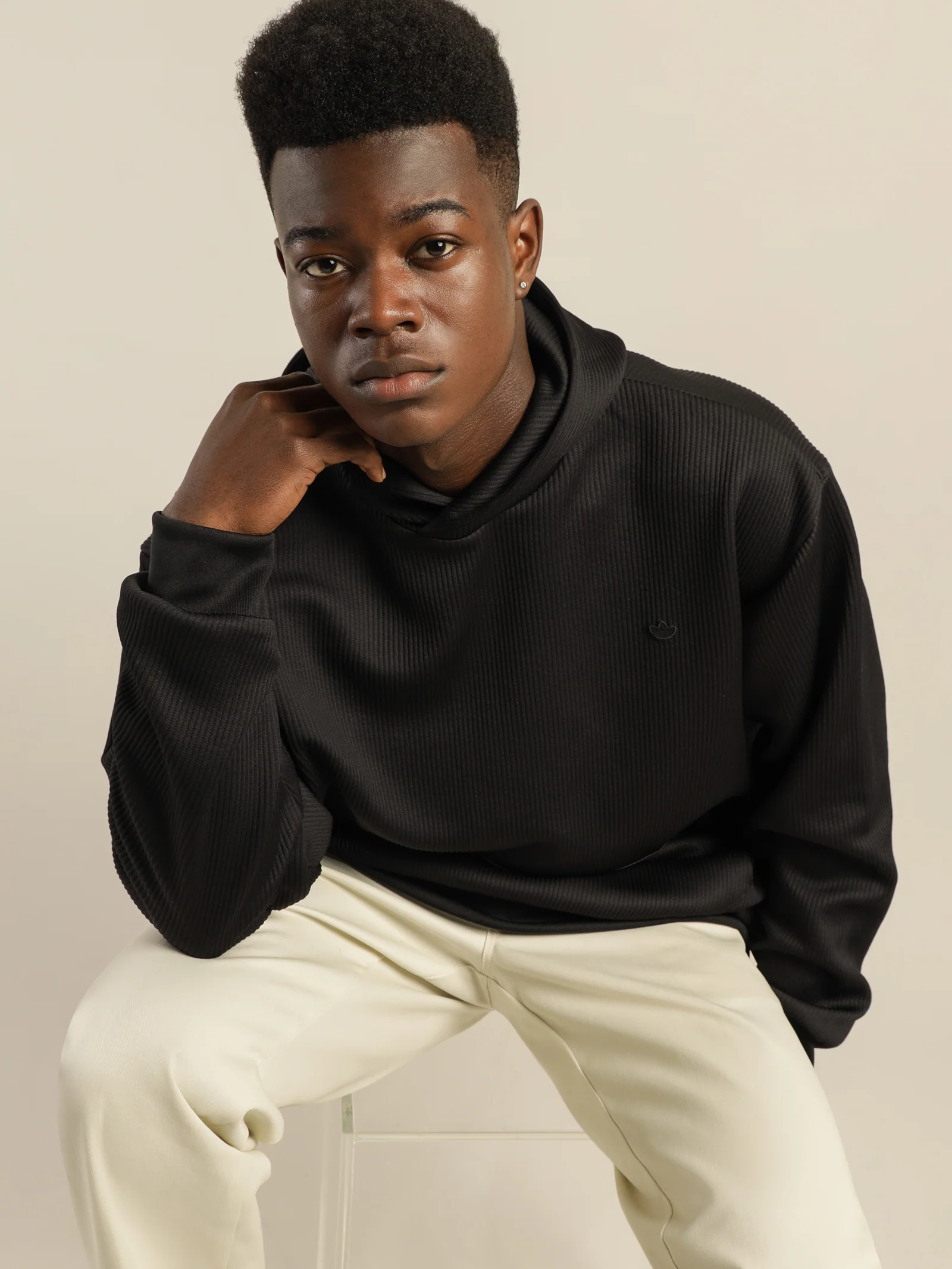 Adicolor Trefoil Plissé Hoodie