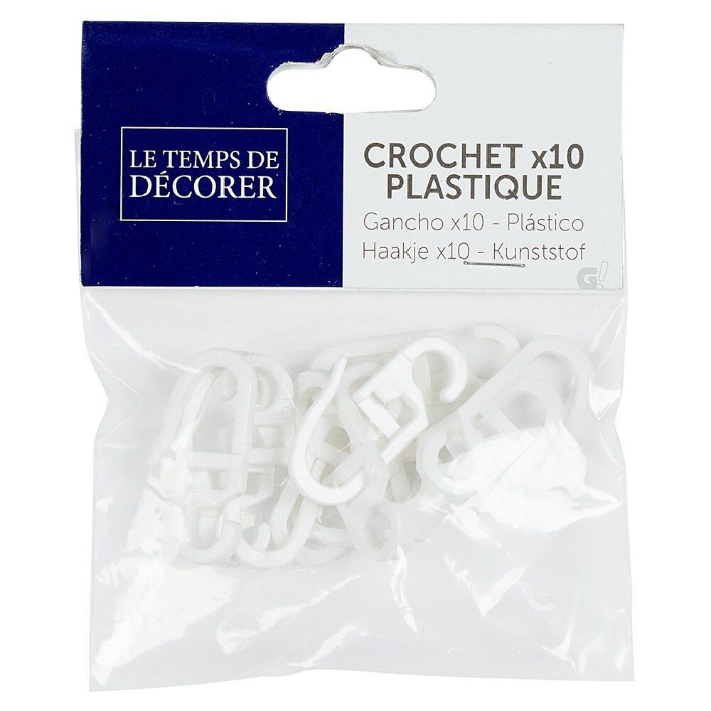 Crochet x10 blanc
