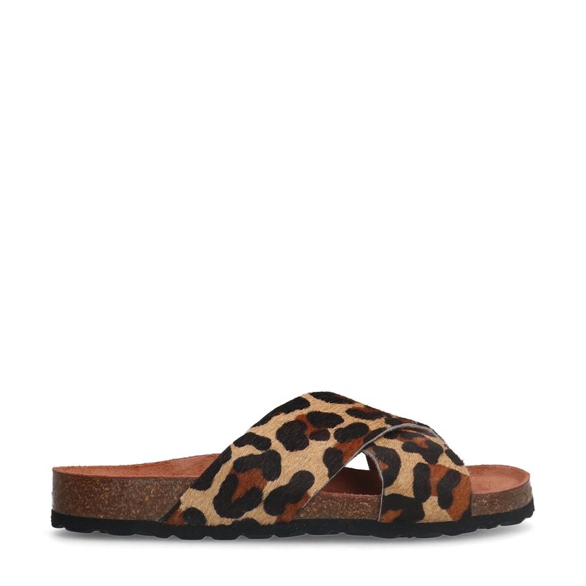 Manfield Leopard slippers