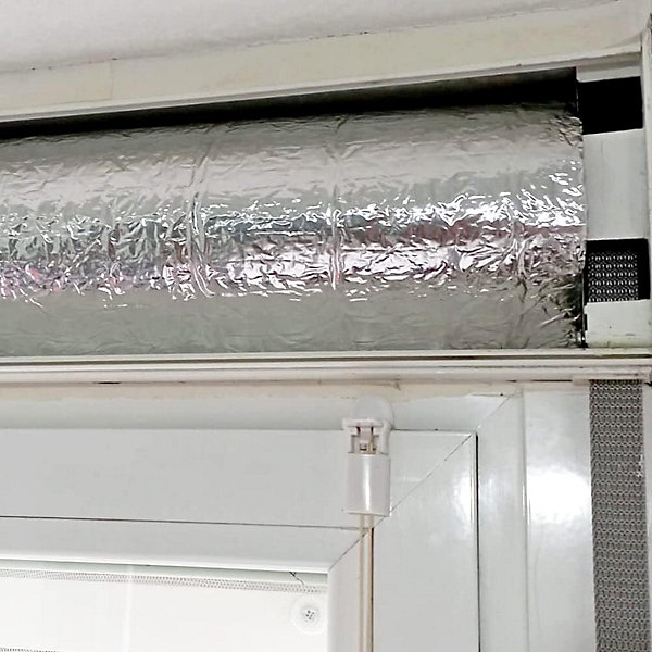 Isolation thermique en aluminium et mousse (10 m x 60 cm) - Isolation pour caravanes, fourgons, maisons, radiateurs, bureaux