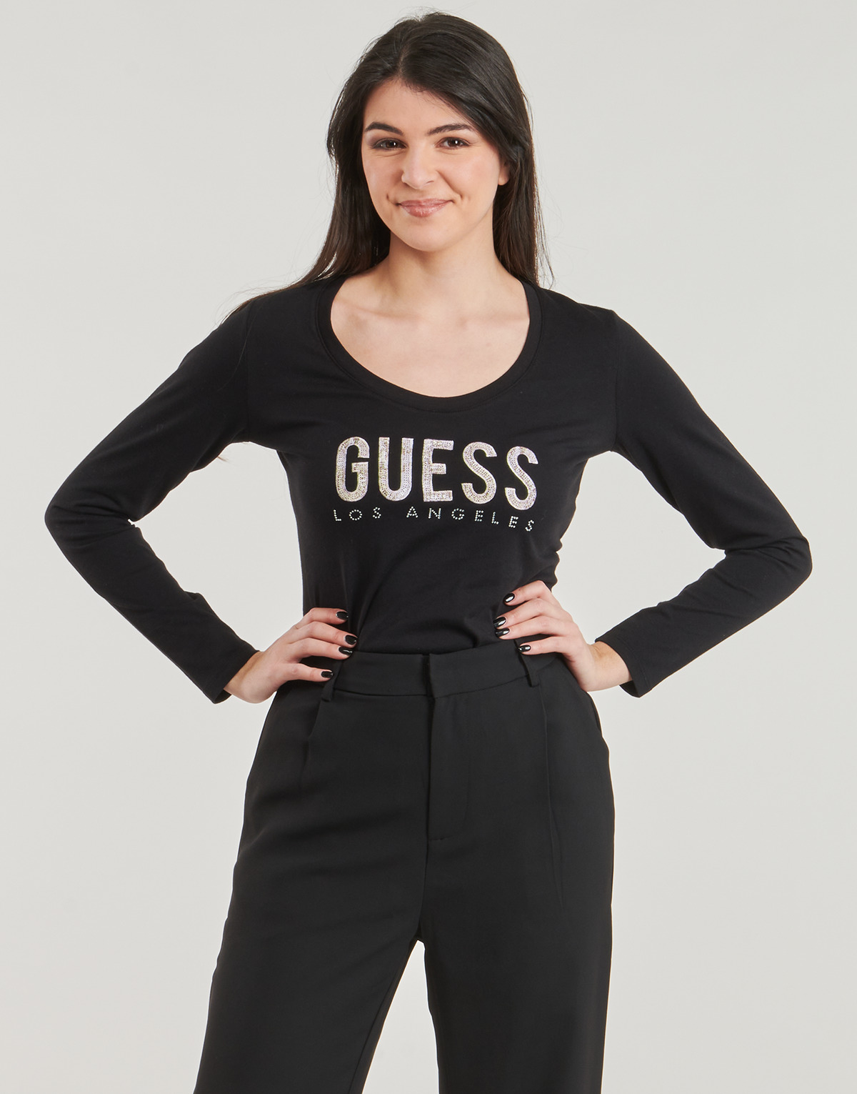 Guess - PYTHON LOGO - Black