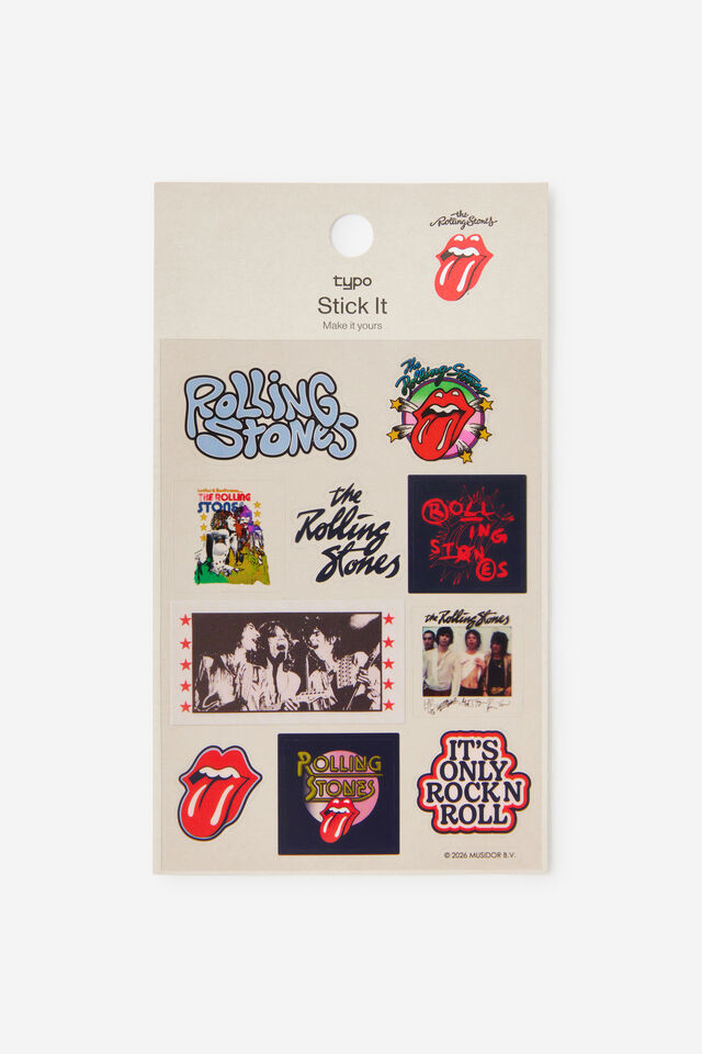 Rolling Stones Sticker Sheet