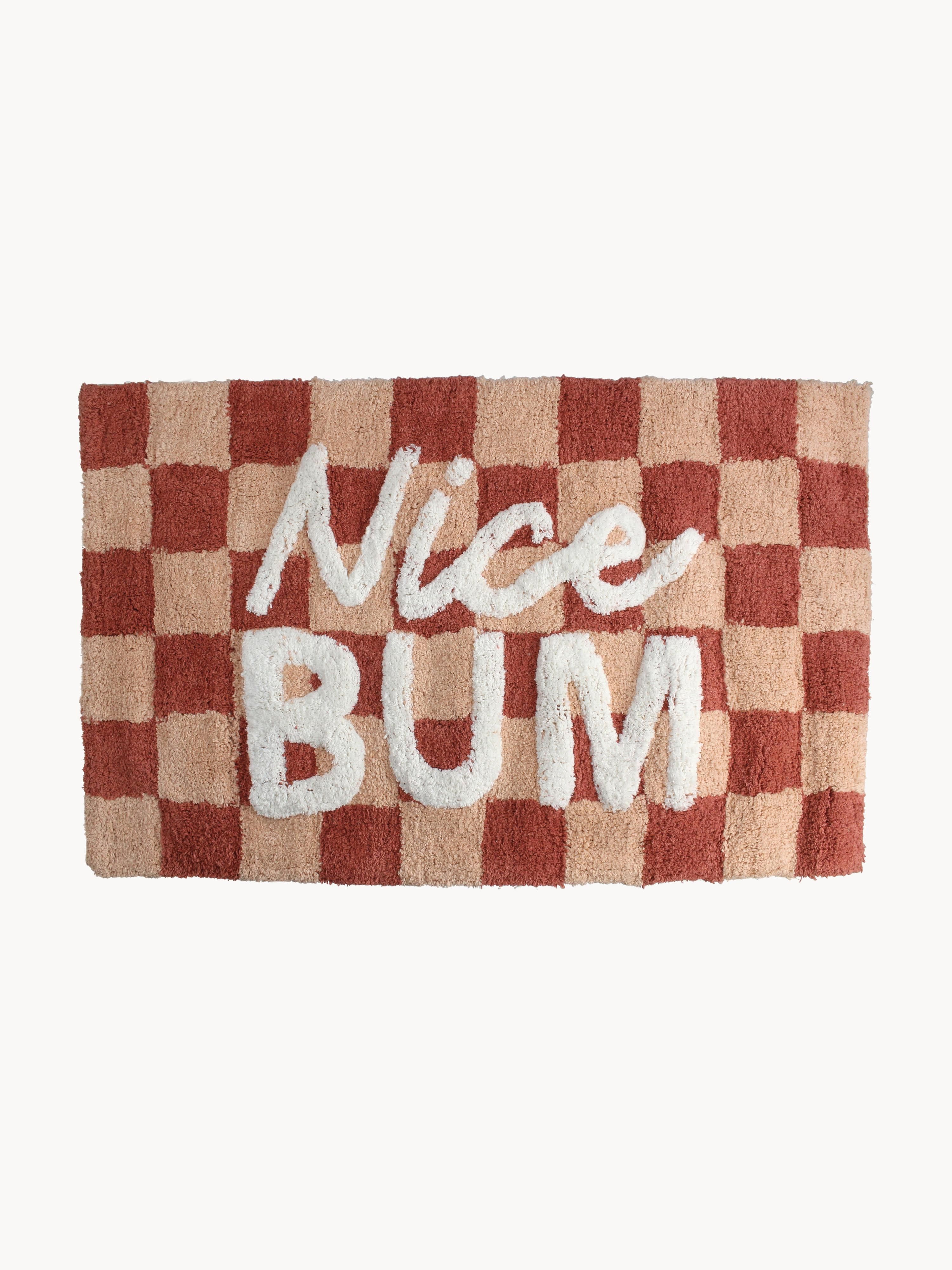 Badvorleger Nice Bum aus Baumwolle