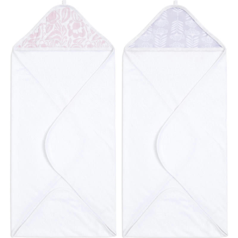- Lot de 2 capes de bain en coton Damsel (76 x 76 cm)