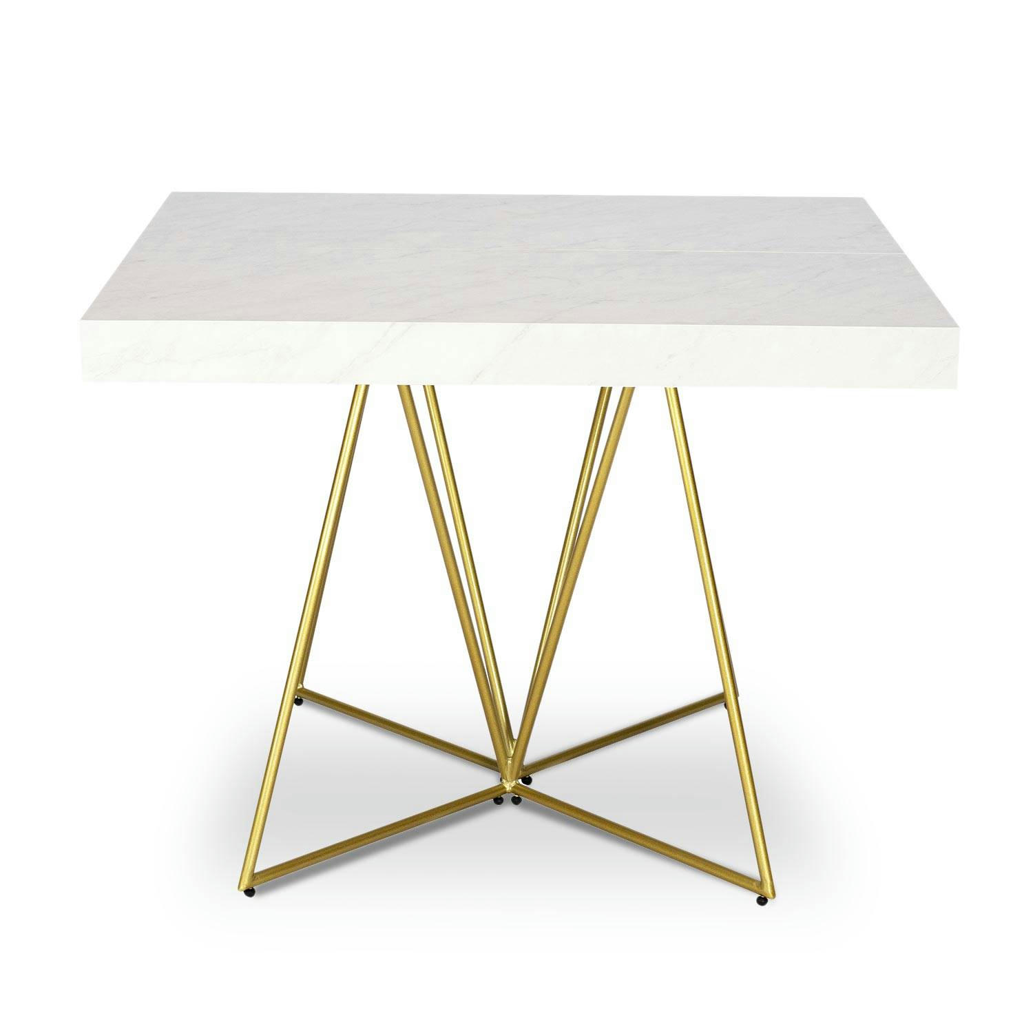 EXTENSIBLE - Table neila effet marbre
