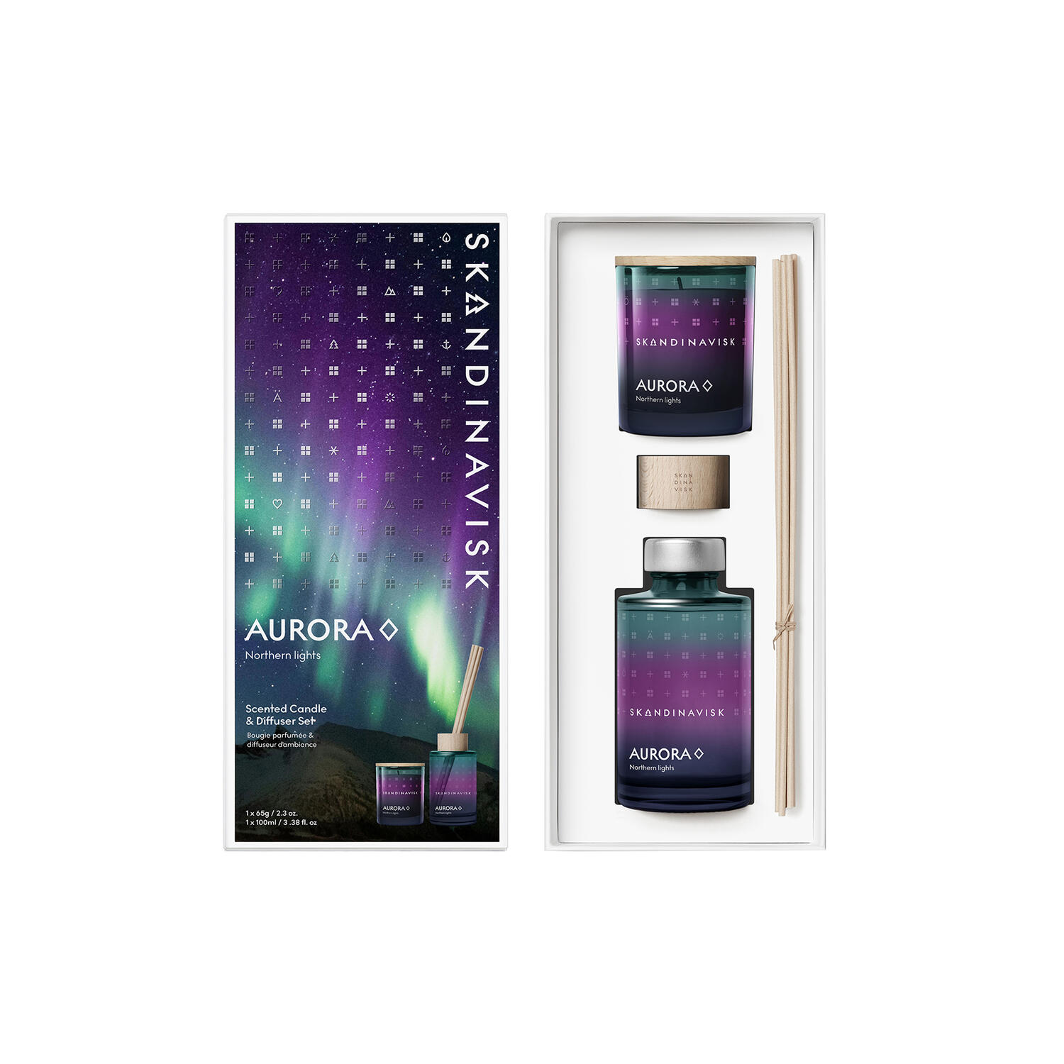 AURORA Scented Candle & Diffuser Set