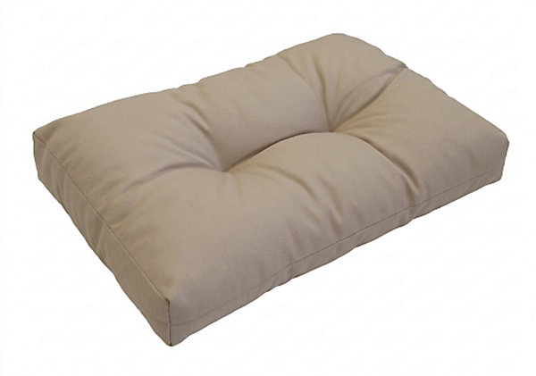 Coussin câle reins déperlant uni beige L.60 x l.40 cm Easy for life