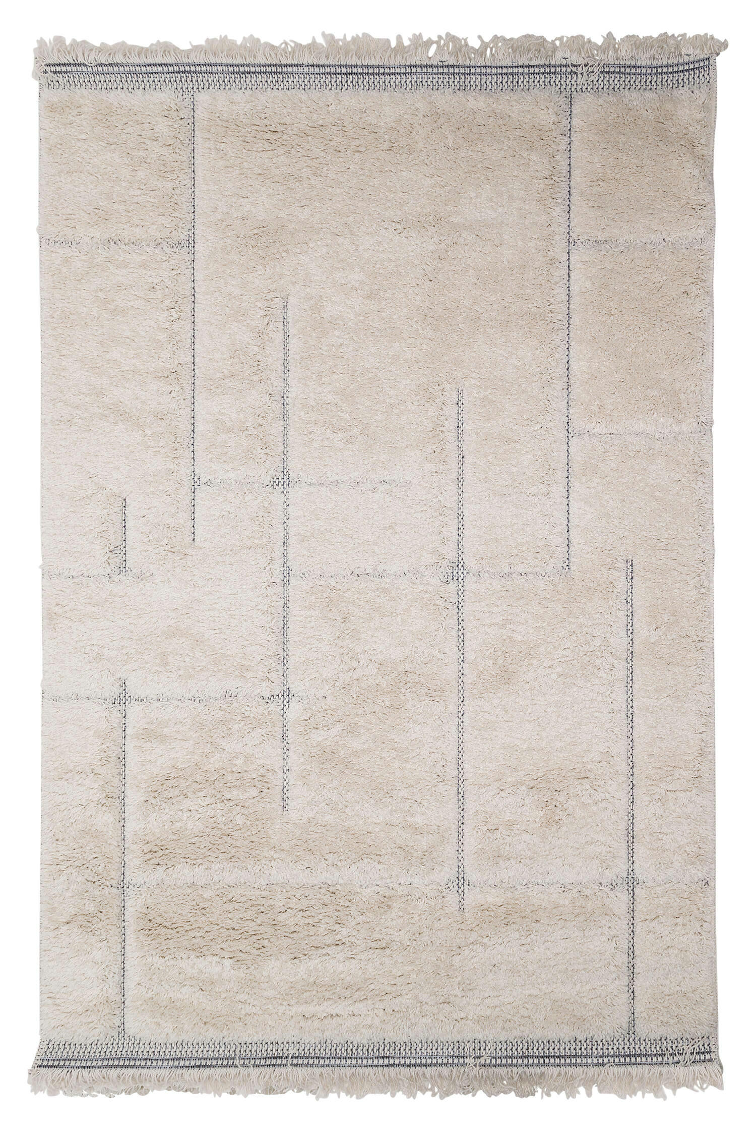 - Tapis deco boheme chic gris et beige 115x170, OEKO-TEX®
