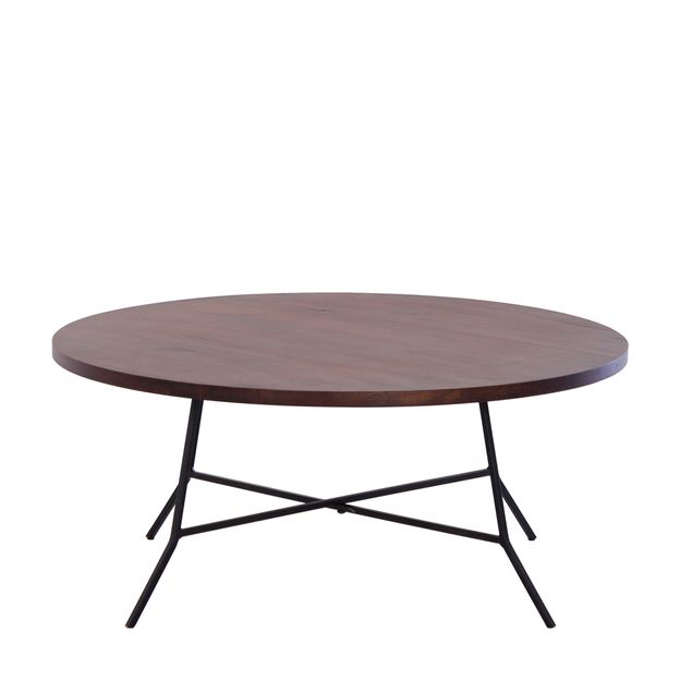 MESA DE CENTRO REDONDA 80 CM JAHARI