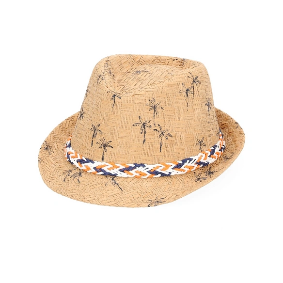 Hut »Manoa«, natur, Palmen, gemusteres Band