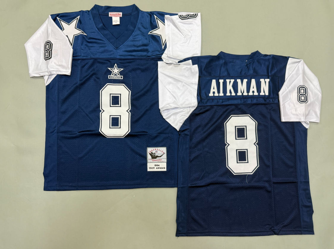 Troy Aikman Dallas Cowboys Authentic Throwback Retired Player Jersey