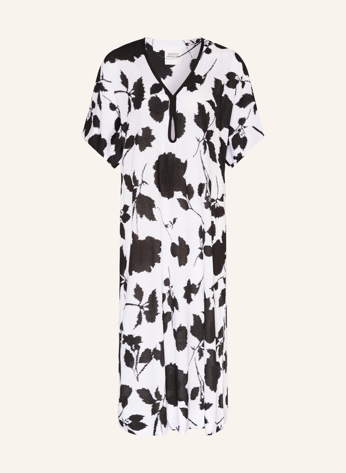 MARYAN MEHLHORN Strandkleid FLORASCAPE mit Leinen