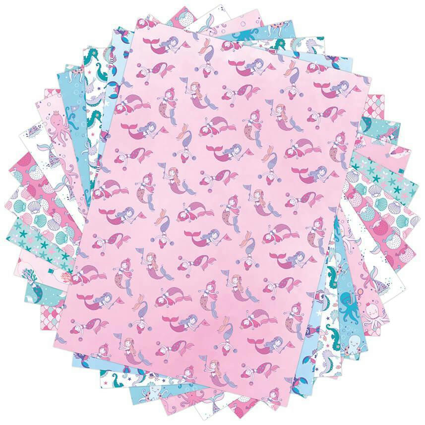 - Lot de 36 feuilles a4 imprimées sous la mer