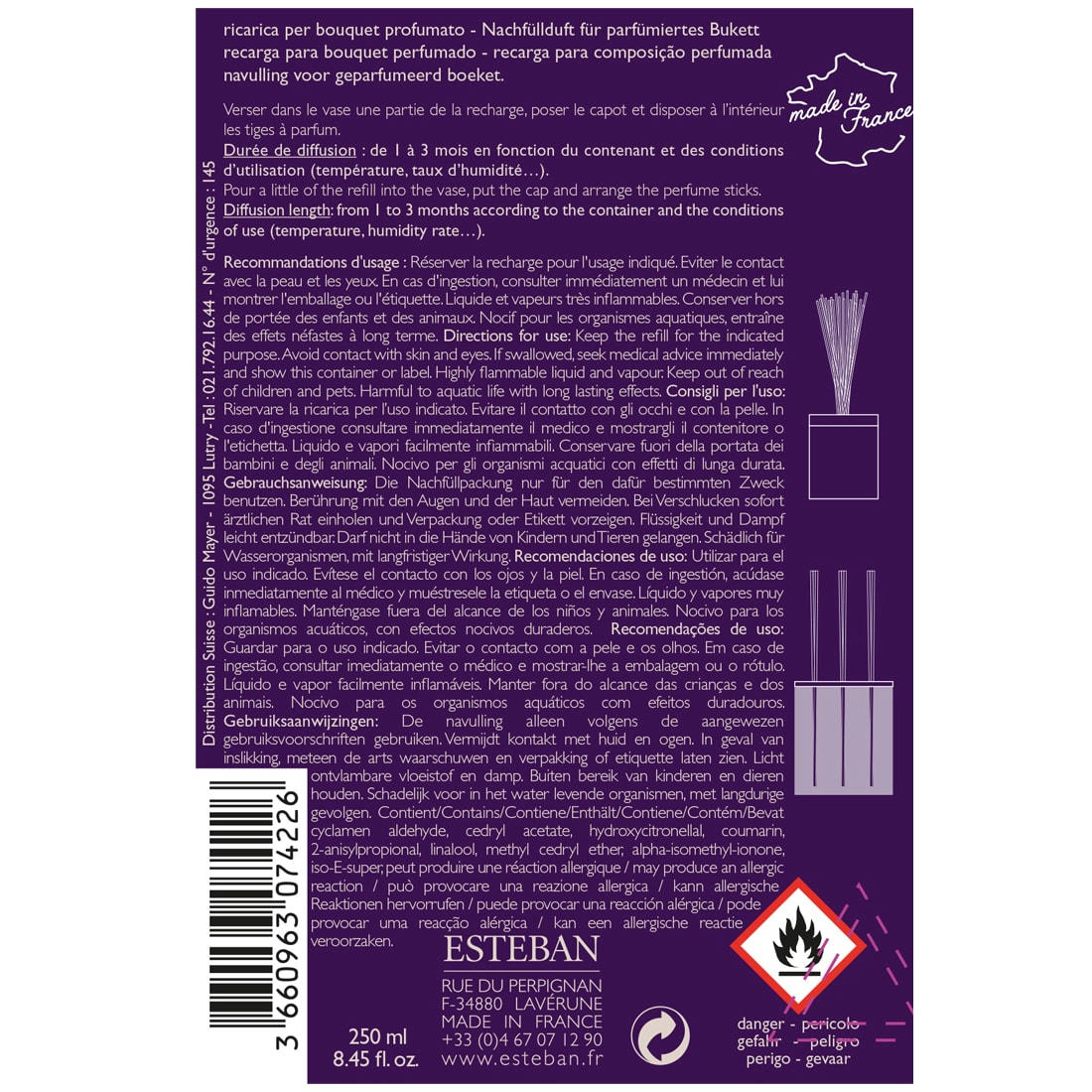 FIGUE NOIRE - Recharge bouquet 250ml