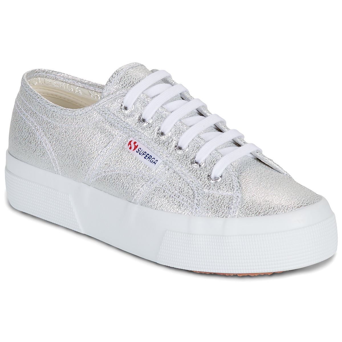 Superga - 2740 PLATFORM LAME - Silver