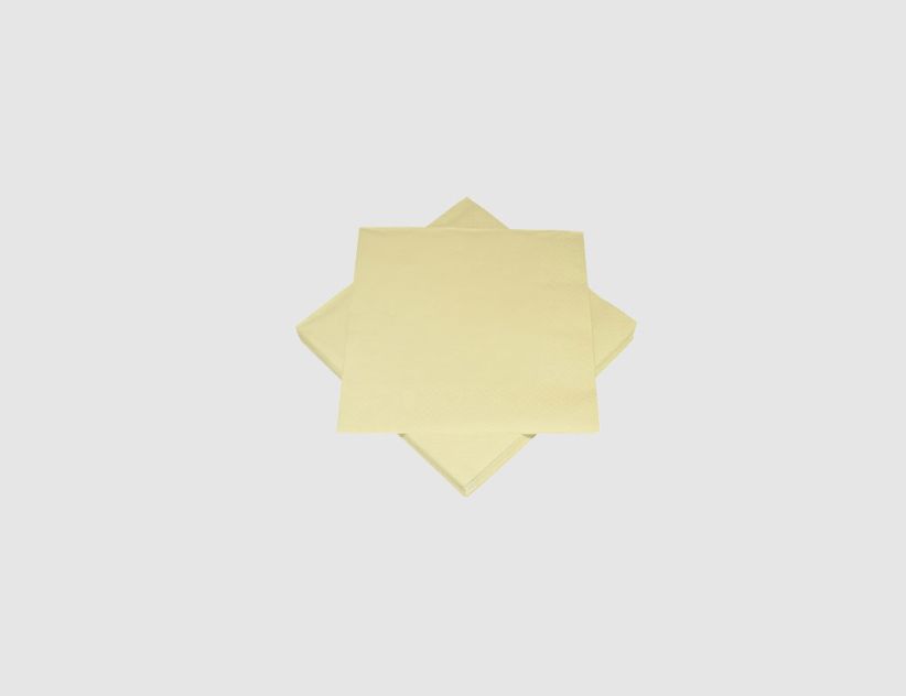 Servietten uni creme