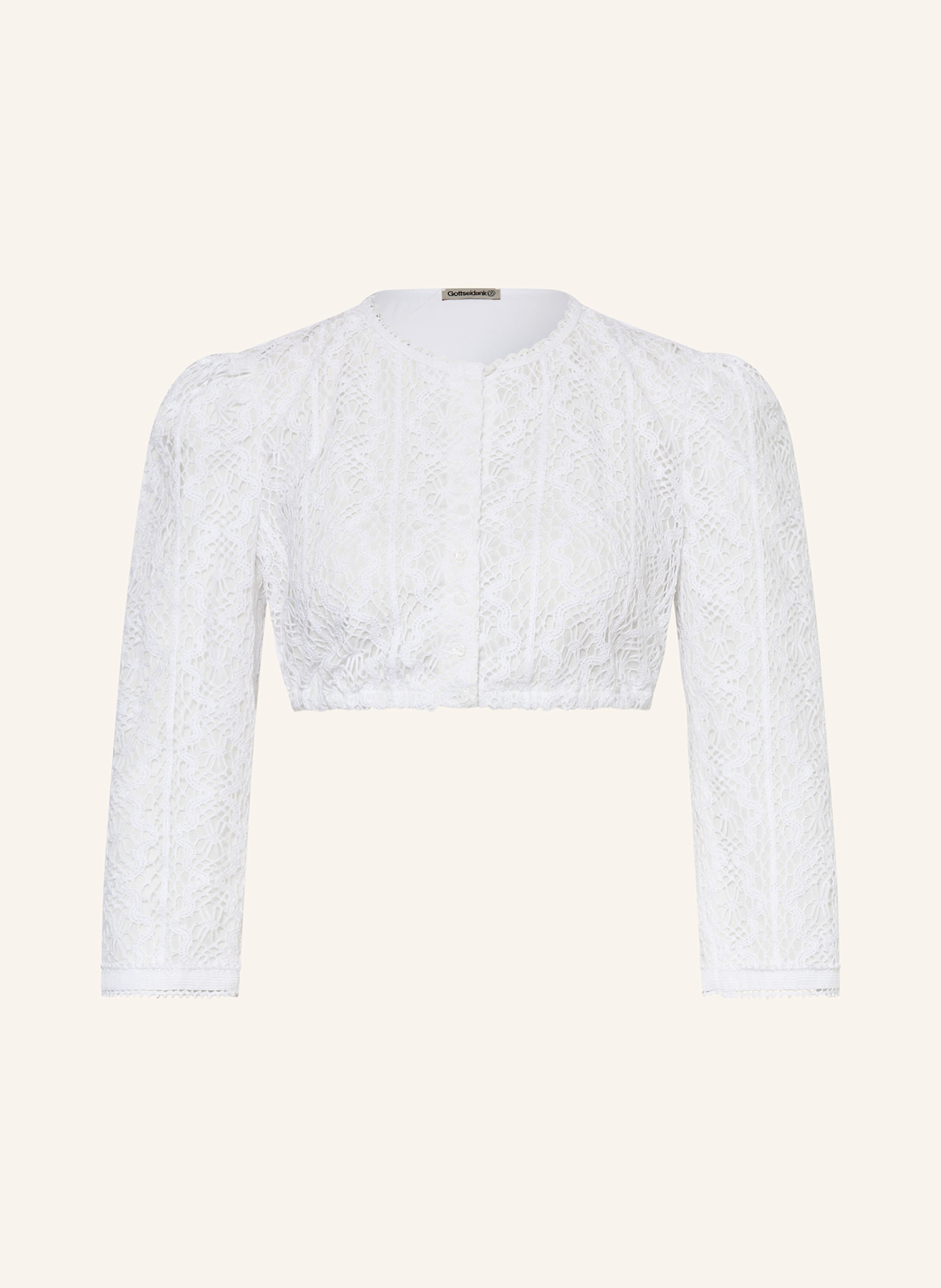 Gottseidank Dirndlbluse MARIELLA aus Spitze mit 3/4-Arm