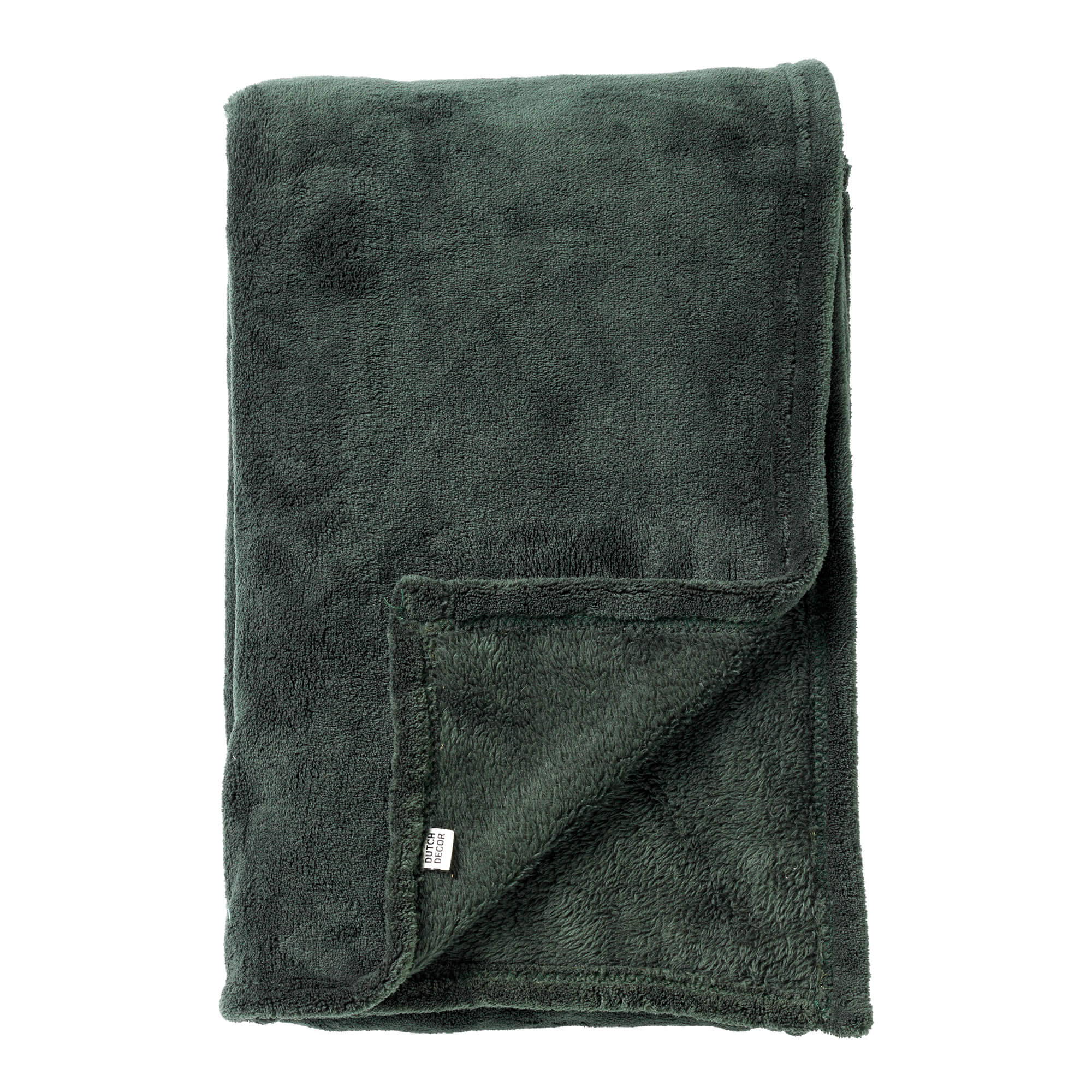 HARVEY - plaid 150x200 cm - superzacht - fleece deken - Mountain View - donkergroen