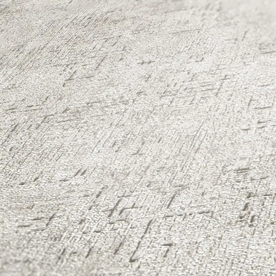 A.S. Cr&eacute;ation behang geschilderd effect beige, goud en glanzend wit