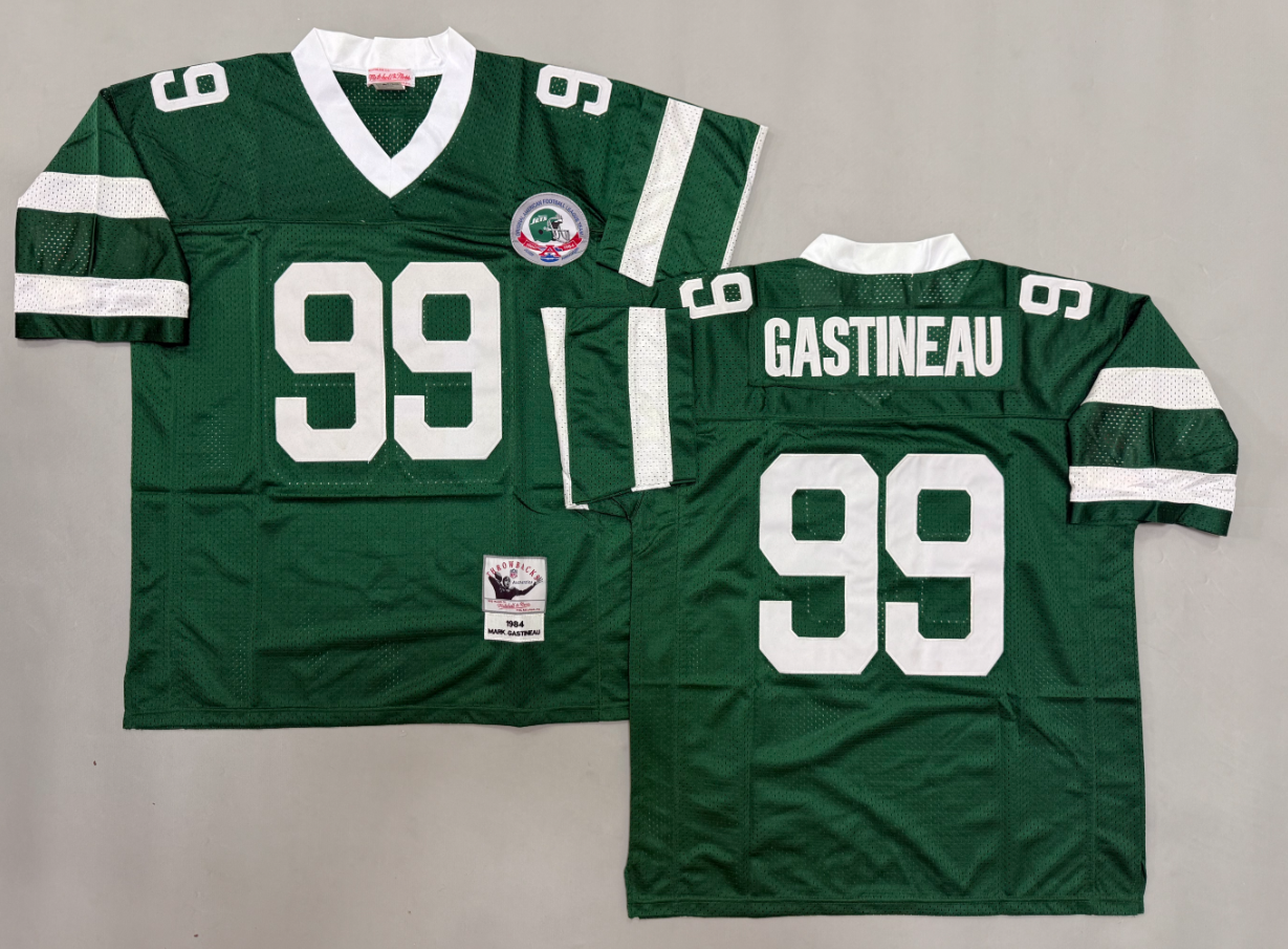 Mark Gastineau New York Jets Authentic Throwback Retired Player Jersey
