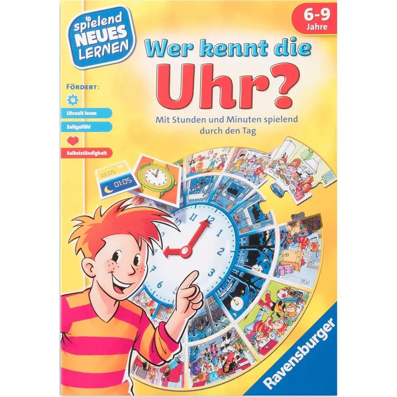 Lernspiel Wer kennt die Uhr?