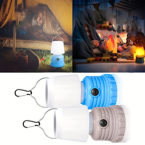 NNETM Camping Lantern with Flame Flicker Mode