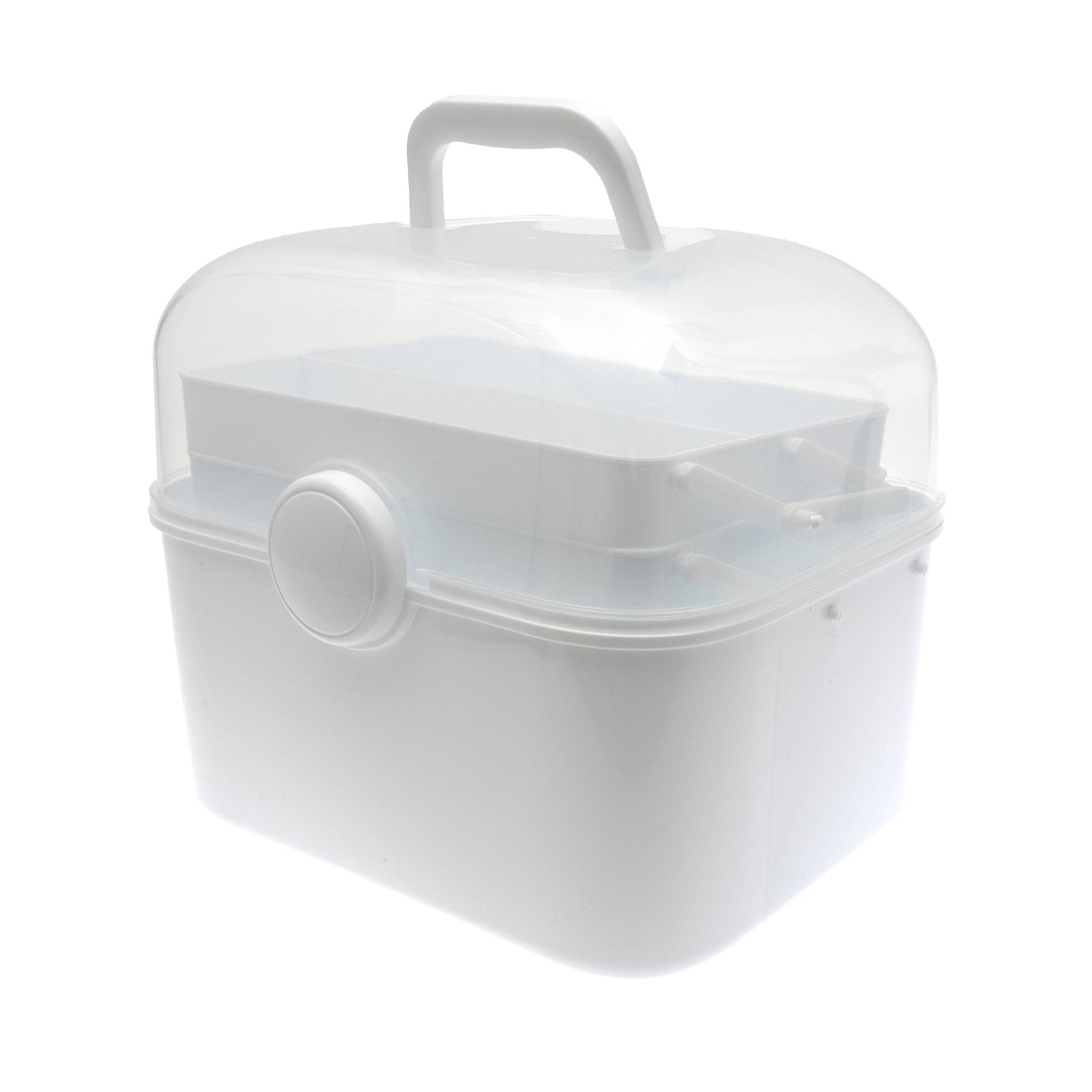 White Craft Tote Caddy 28cm x 23cm