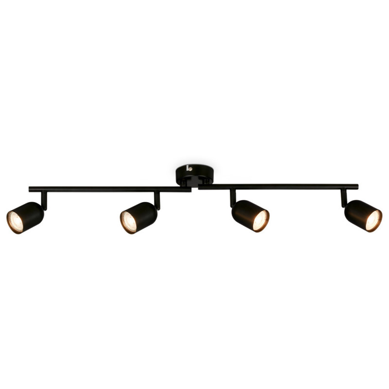 Spot Tabo noir GU10 4 x 9 W BRILONER