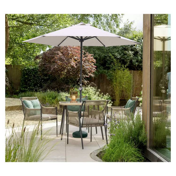 Habitat Pesaro 4 Seater Rattan Effect Garden Patio Set