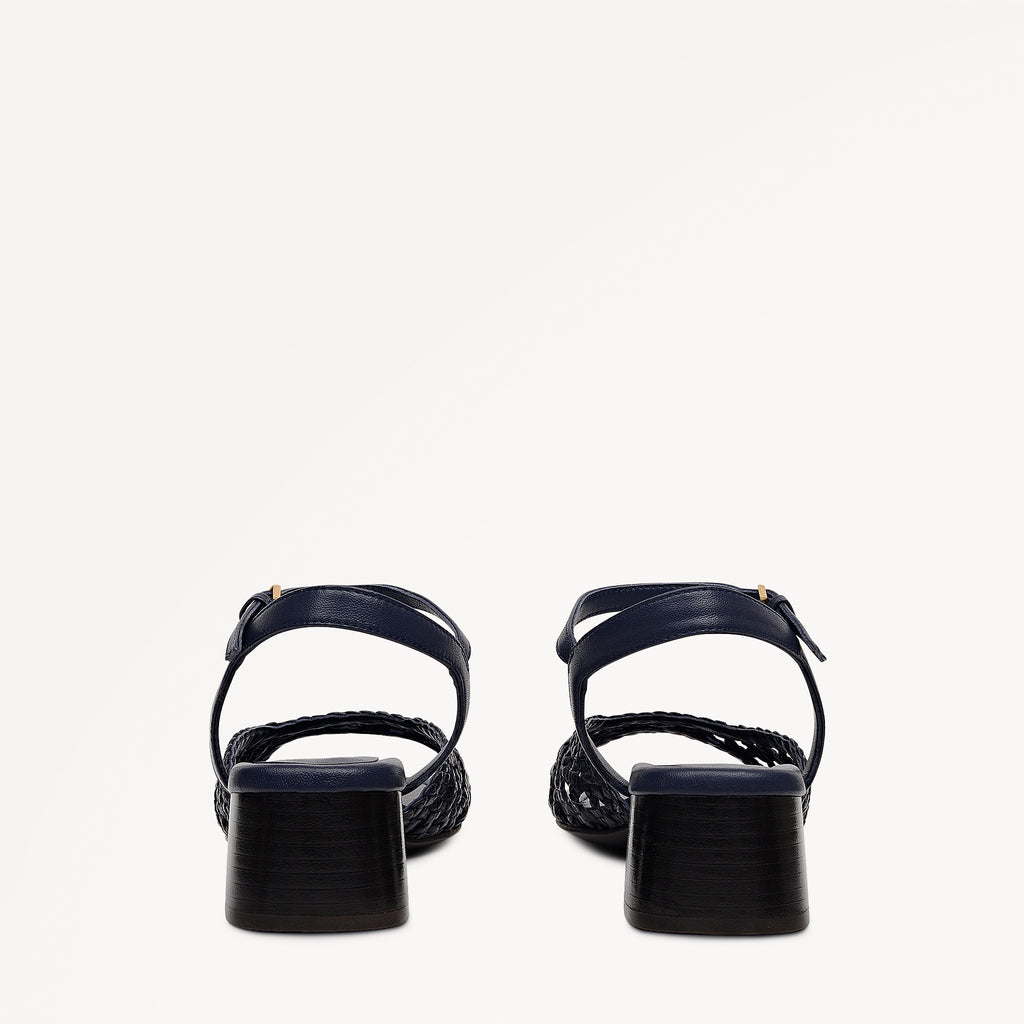 The Camden - Low Block Weave Sandal