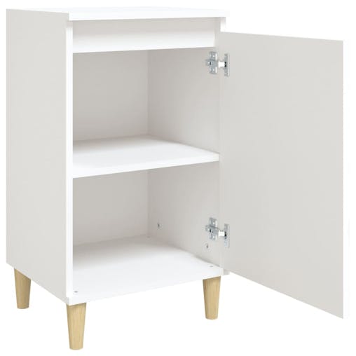 NNEVL Bedside Cabinets 2 pcs White 40x35x70 cm Engineered Wood