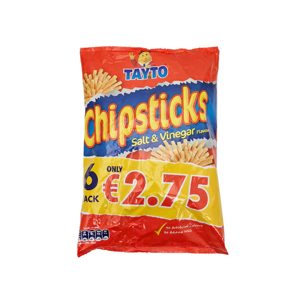 Tayto Chipsticks 6PK