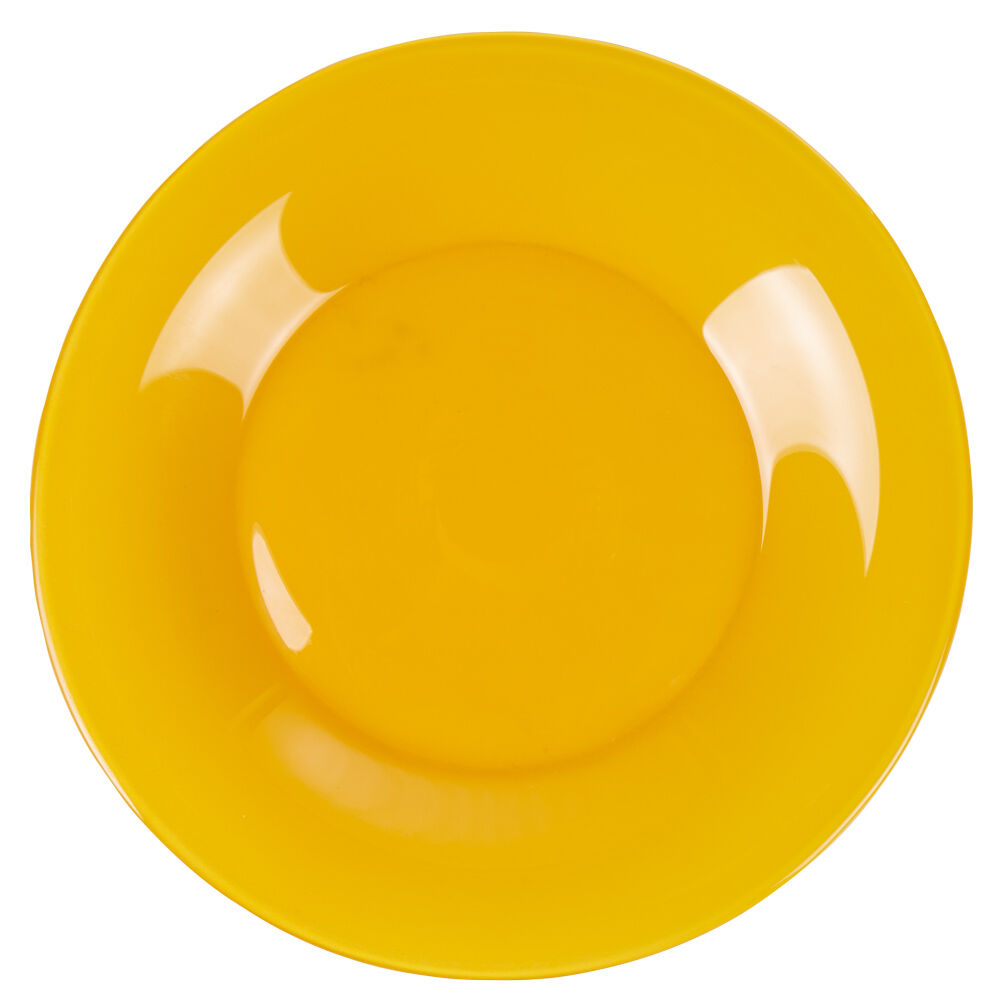 Assiette à dessert ronde Luminarc Zana jaune moutarde Ø20cm