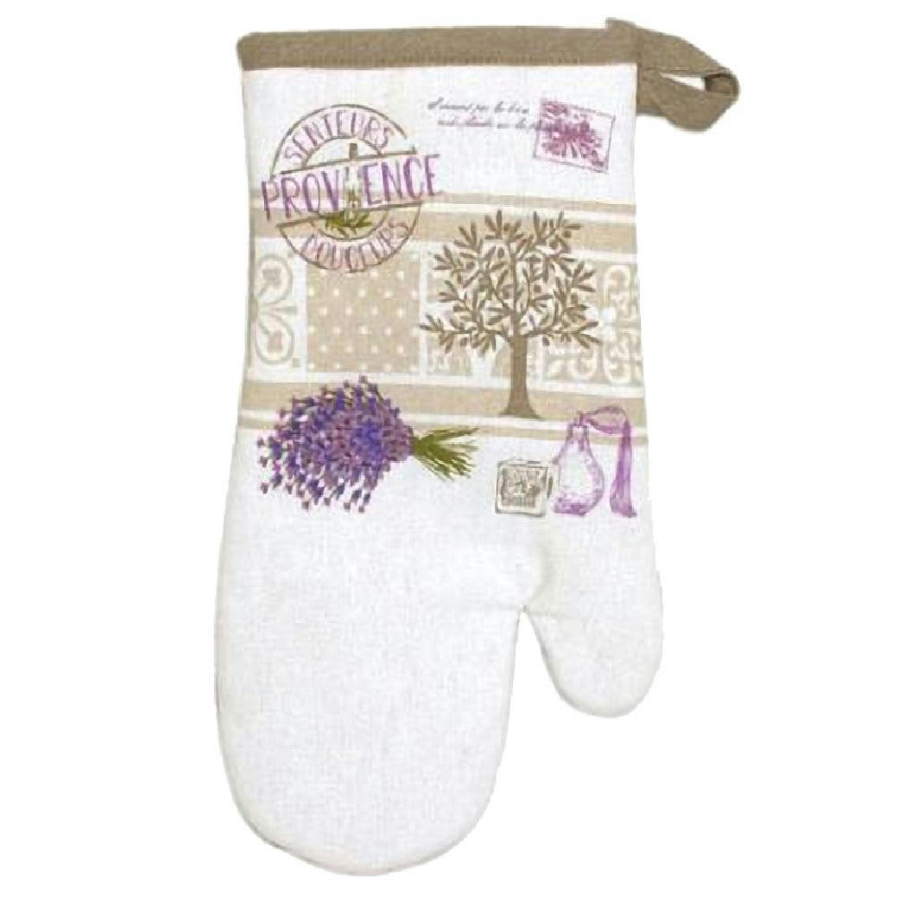 - Gant de cuisine blanc coin de provence