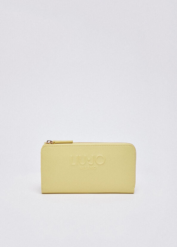 Portafoglio grande con zip