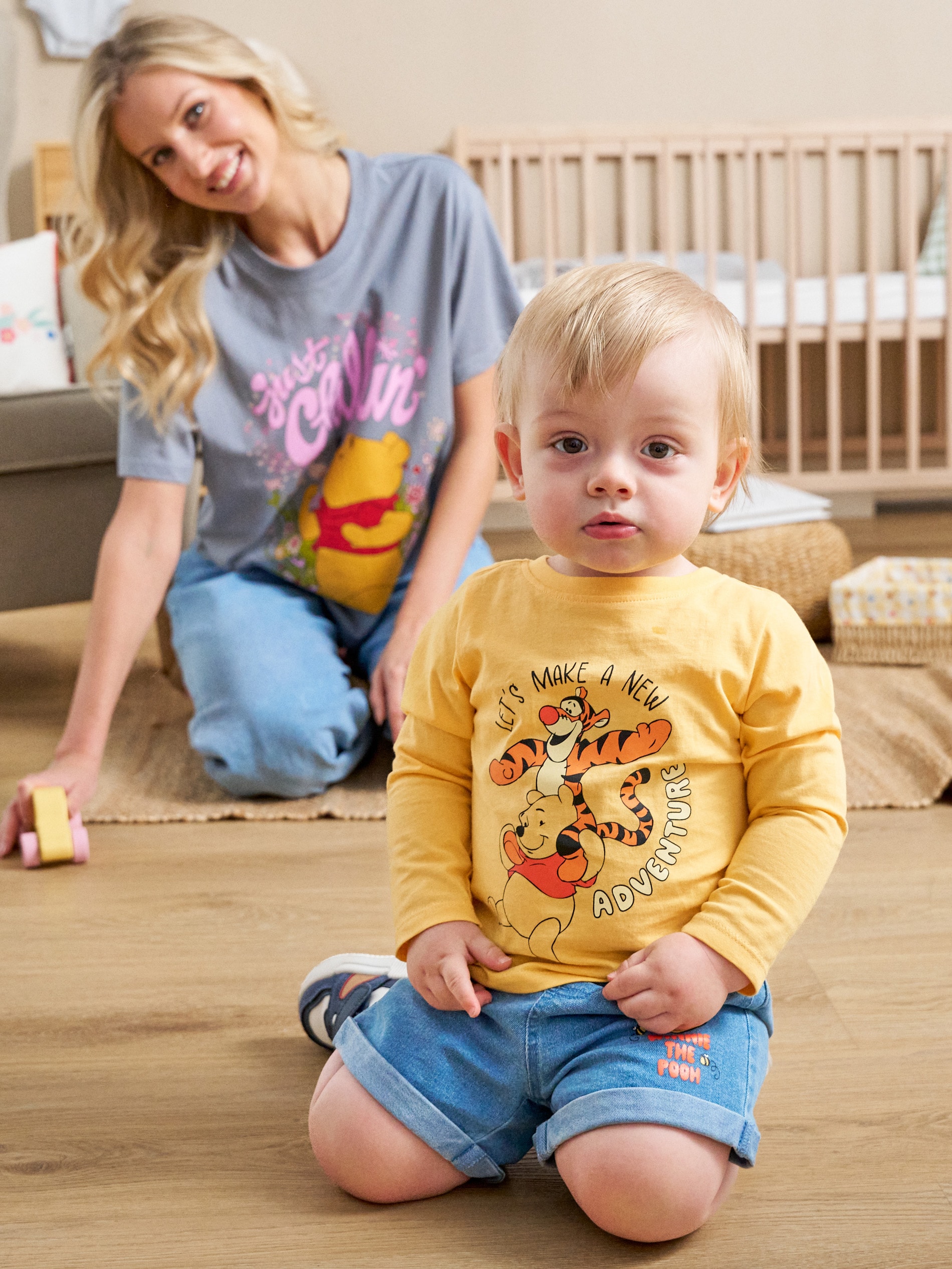 Jeansowe szorty Winnie the Pooh