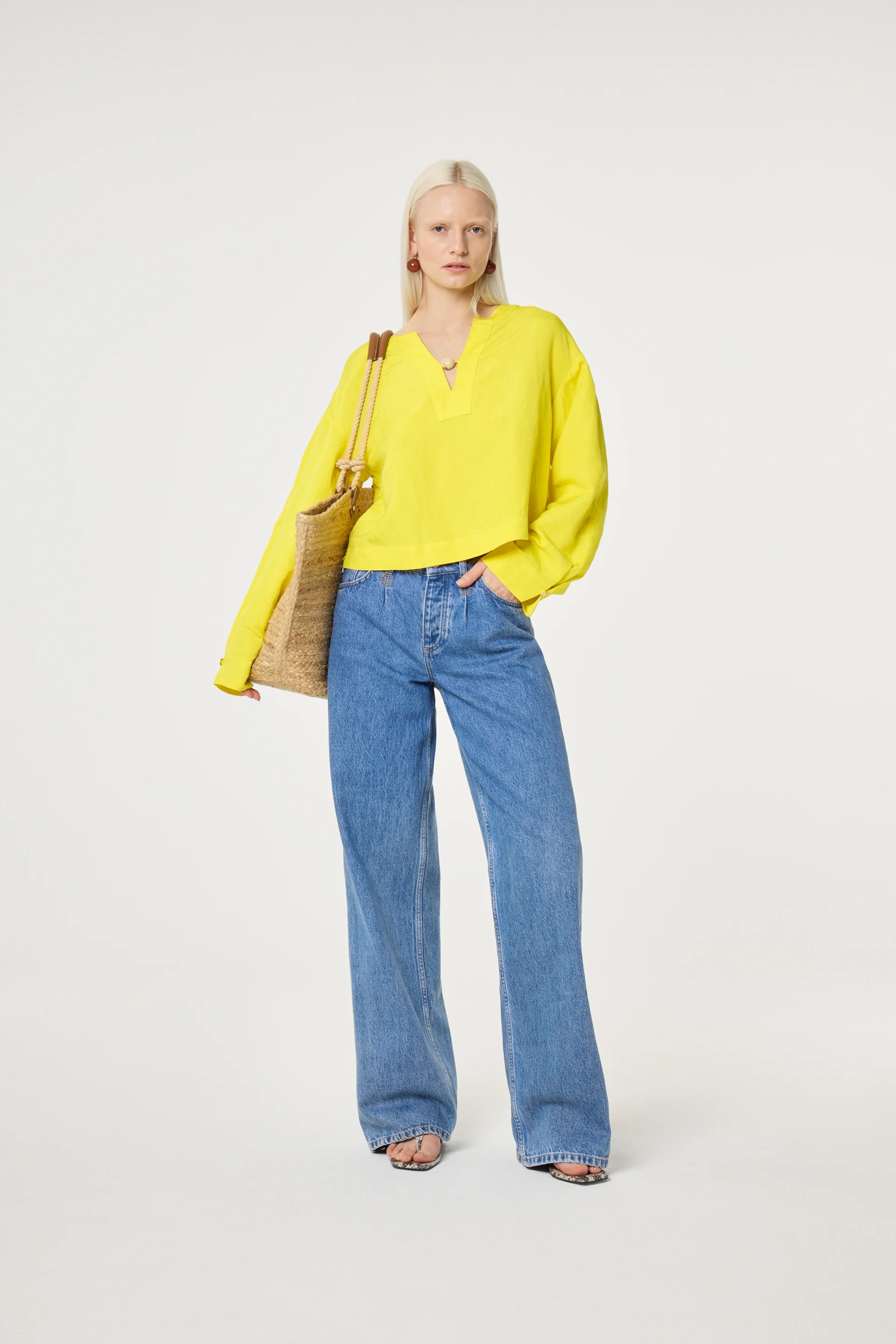 Nana Top | Vivid Yellow