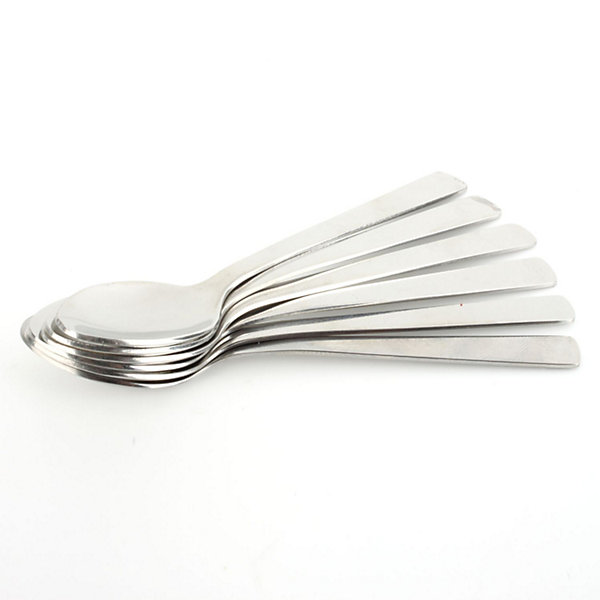 6 petites cuillères Moka - Inox